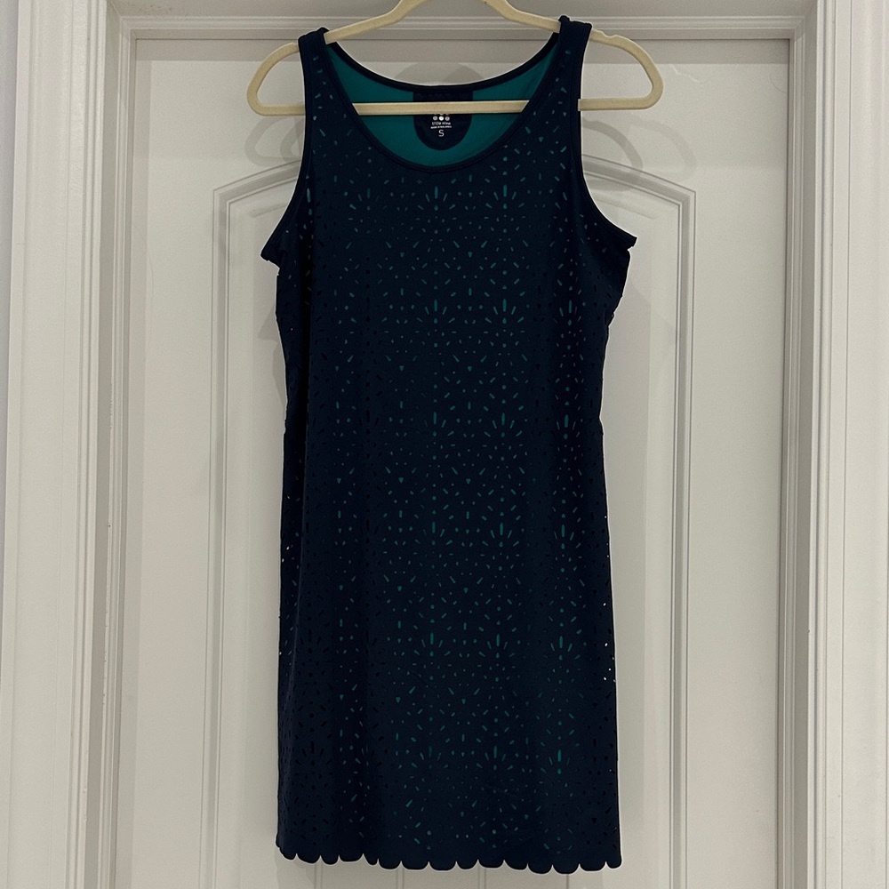 Title Nine Navy Sleeveless Mini Dress